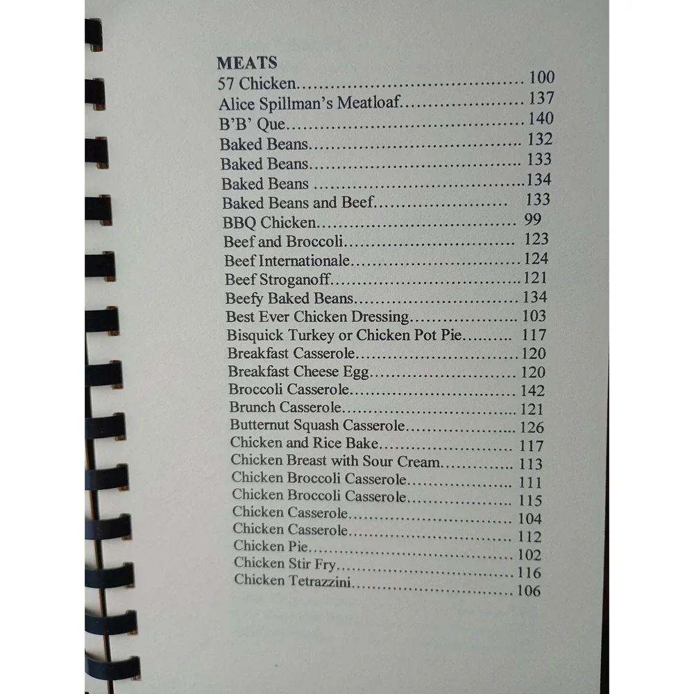 Pisgah United Methodist Church Kernersville, NC‎ Cookbook Spiral Vintage